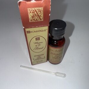 Aromatique Refresher Oil Whispers Of The Forest 0.5 Oz RARE NOS Sealed W Dropper